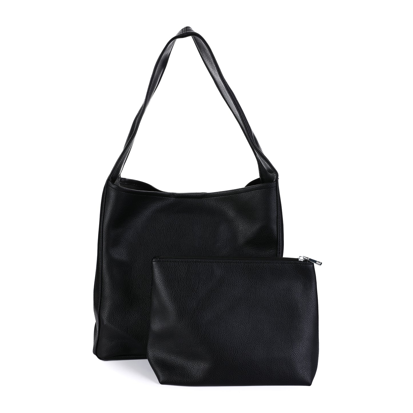 Schoudertas/shopper met binnentas PU