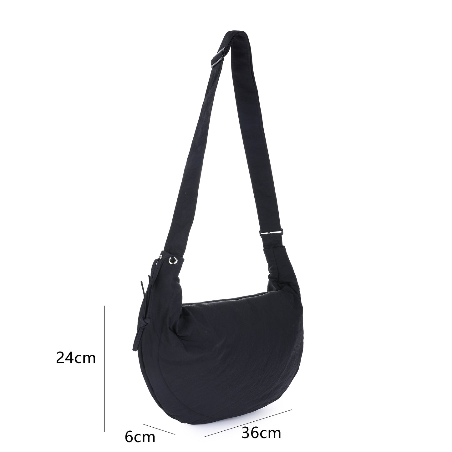 Stoffen crossbody/schoudertas
