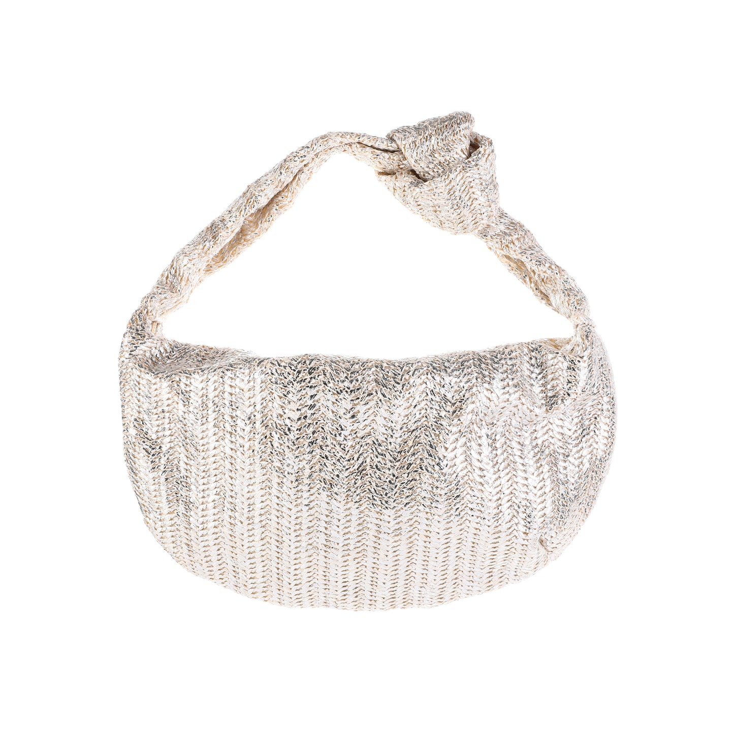 Handtas/schoudertas metallic