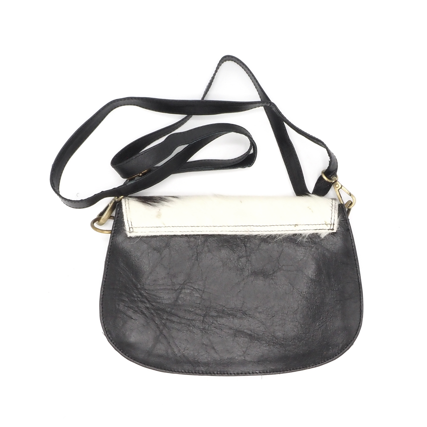 Lederen schoudertas/crossbody koeienhuid