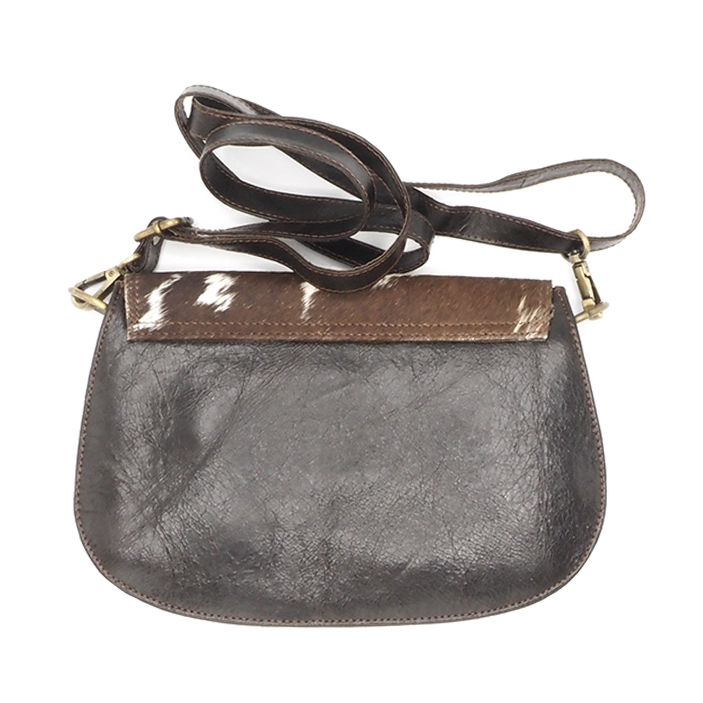 Lederen schoudertas/crossbody koeienhuid