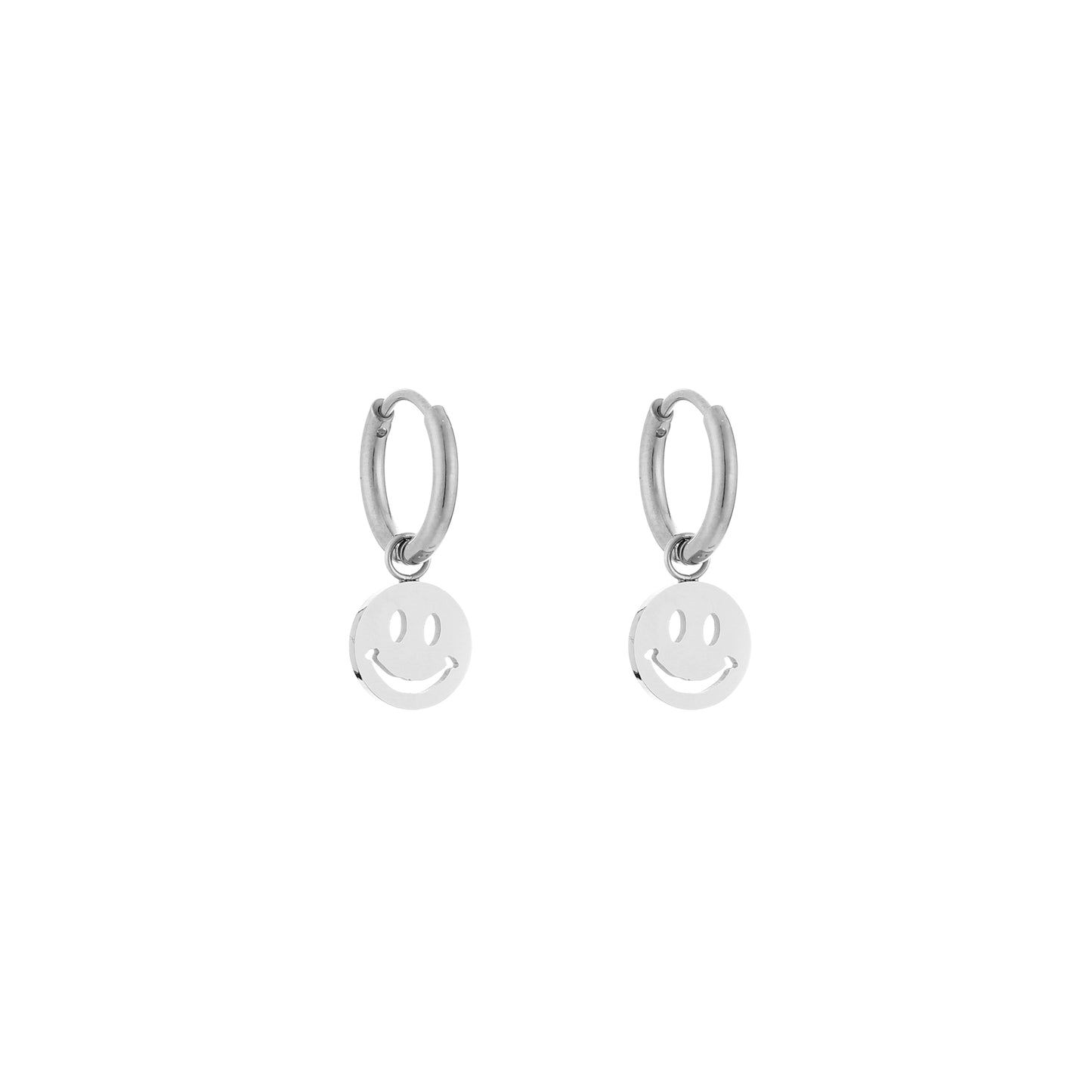 Oorbellen Smile stainless steel