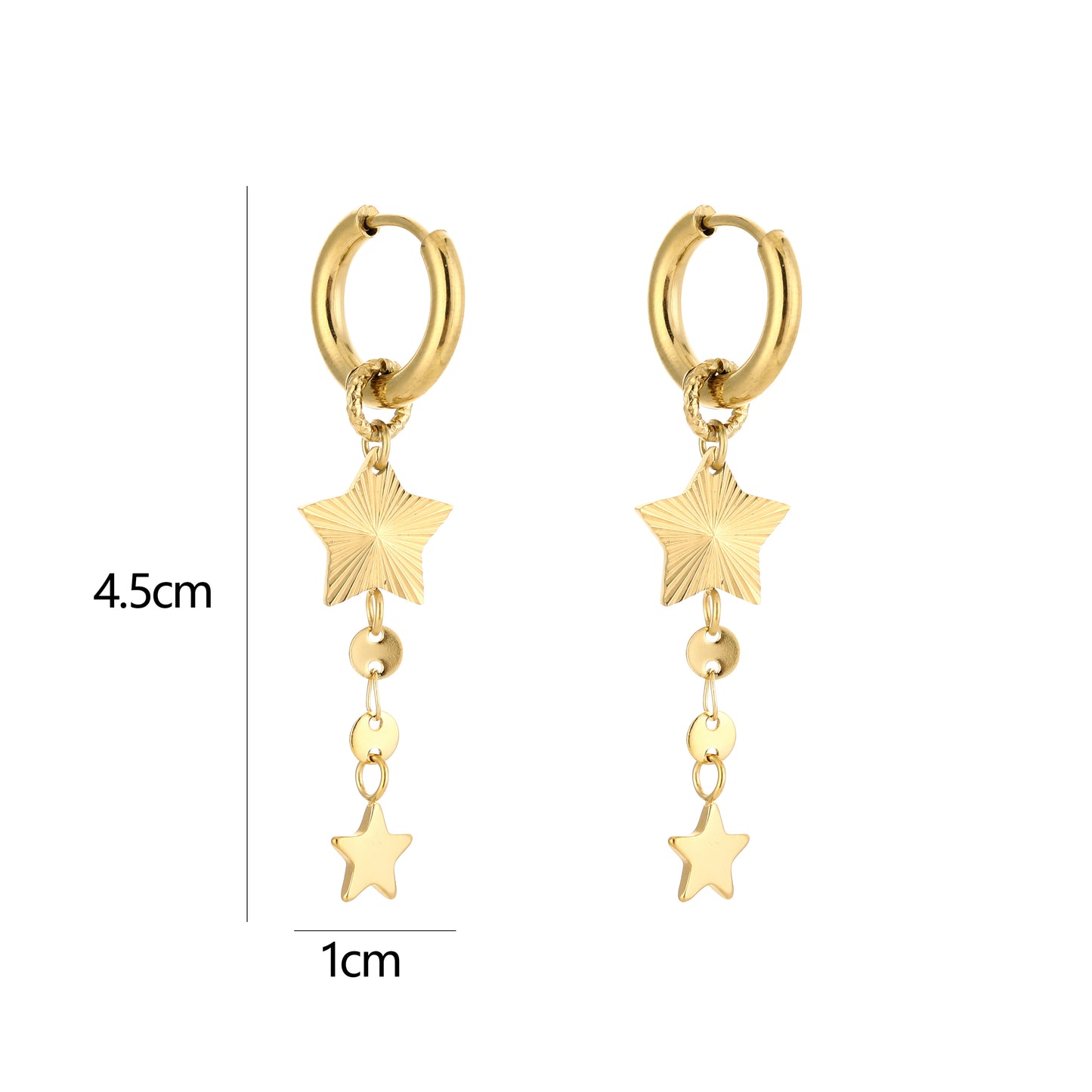 Oorbellen "Star"