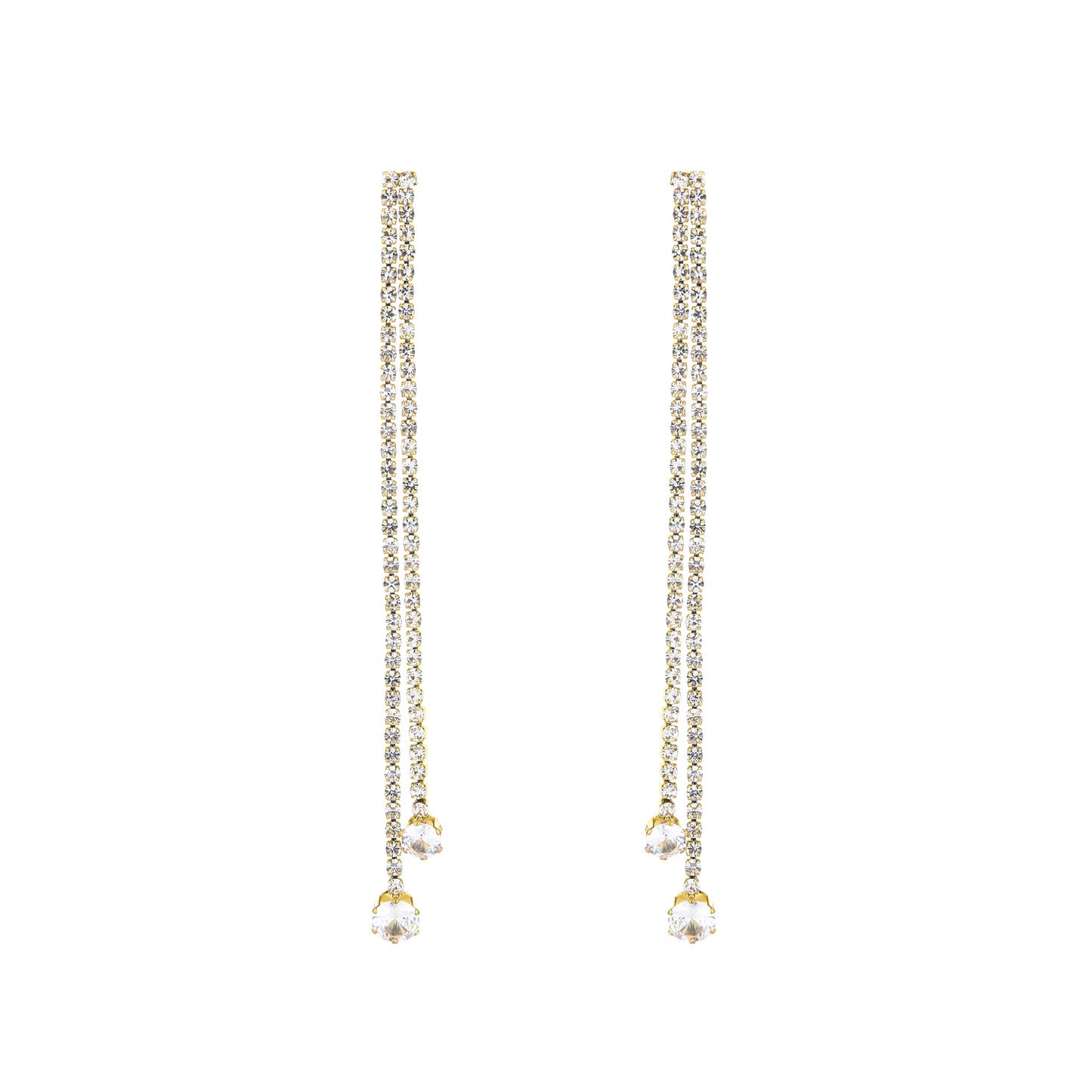 Strass oorbellen