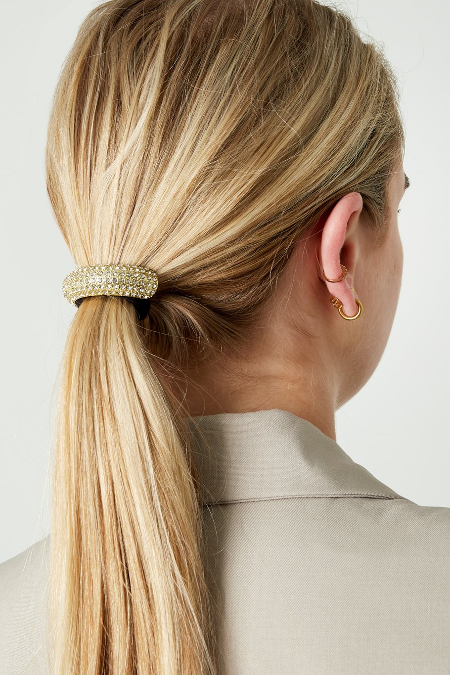 Haarelastiek strass shimmer