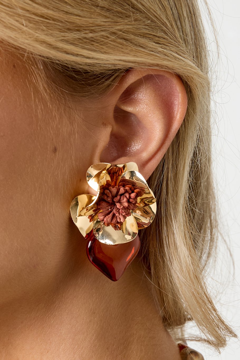 Oorbellen bloem