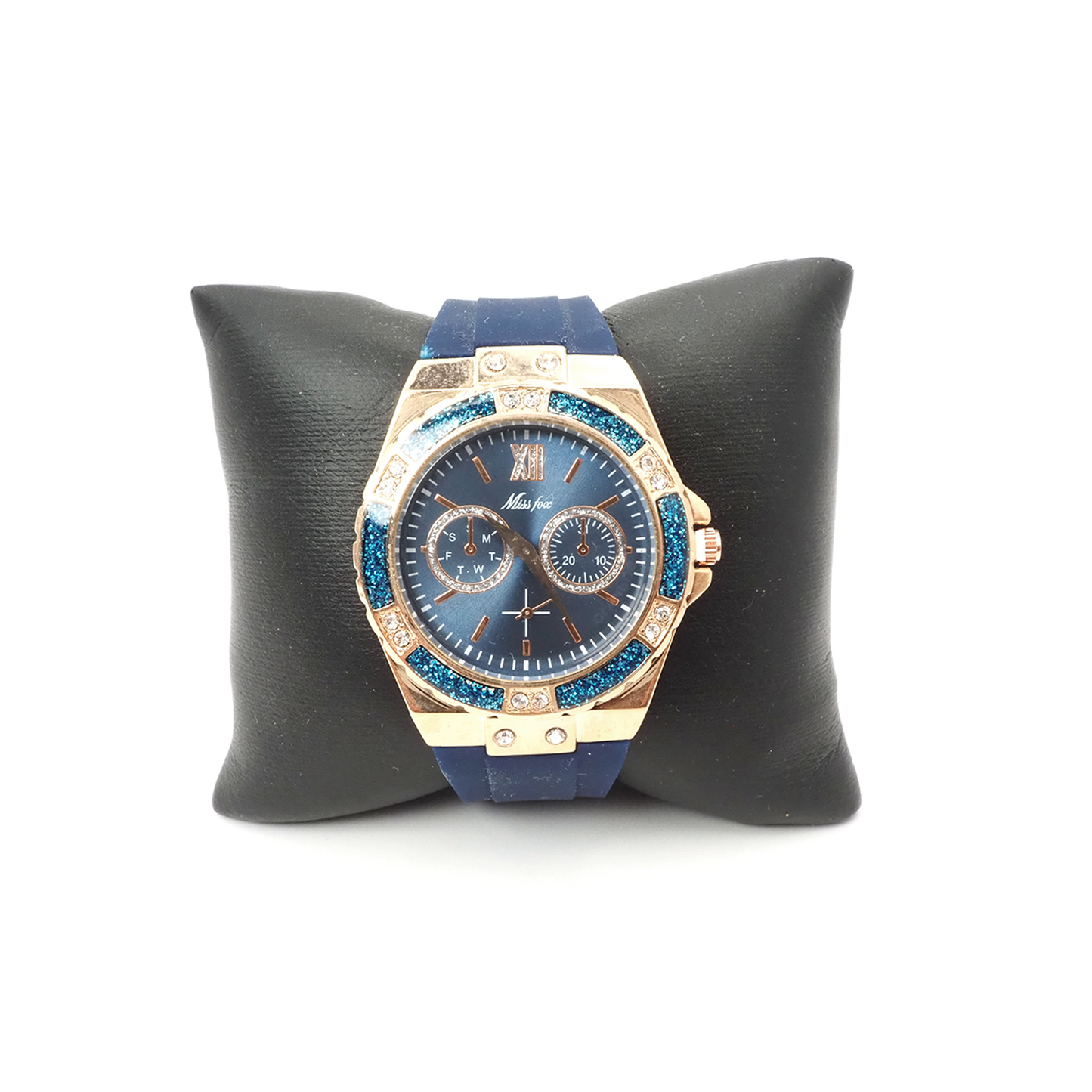 Horloge met strass steentjes