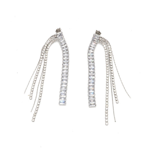 Oorbellen hangers strass