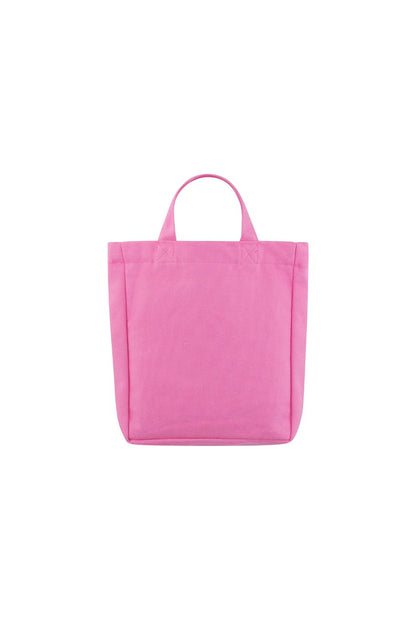 Canvas tas wimpers-roze