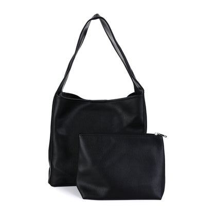 Schoudertas/shopper met binnentas PU