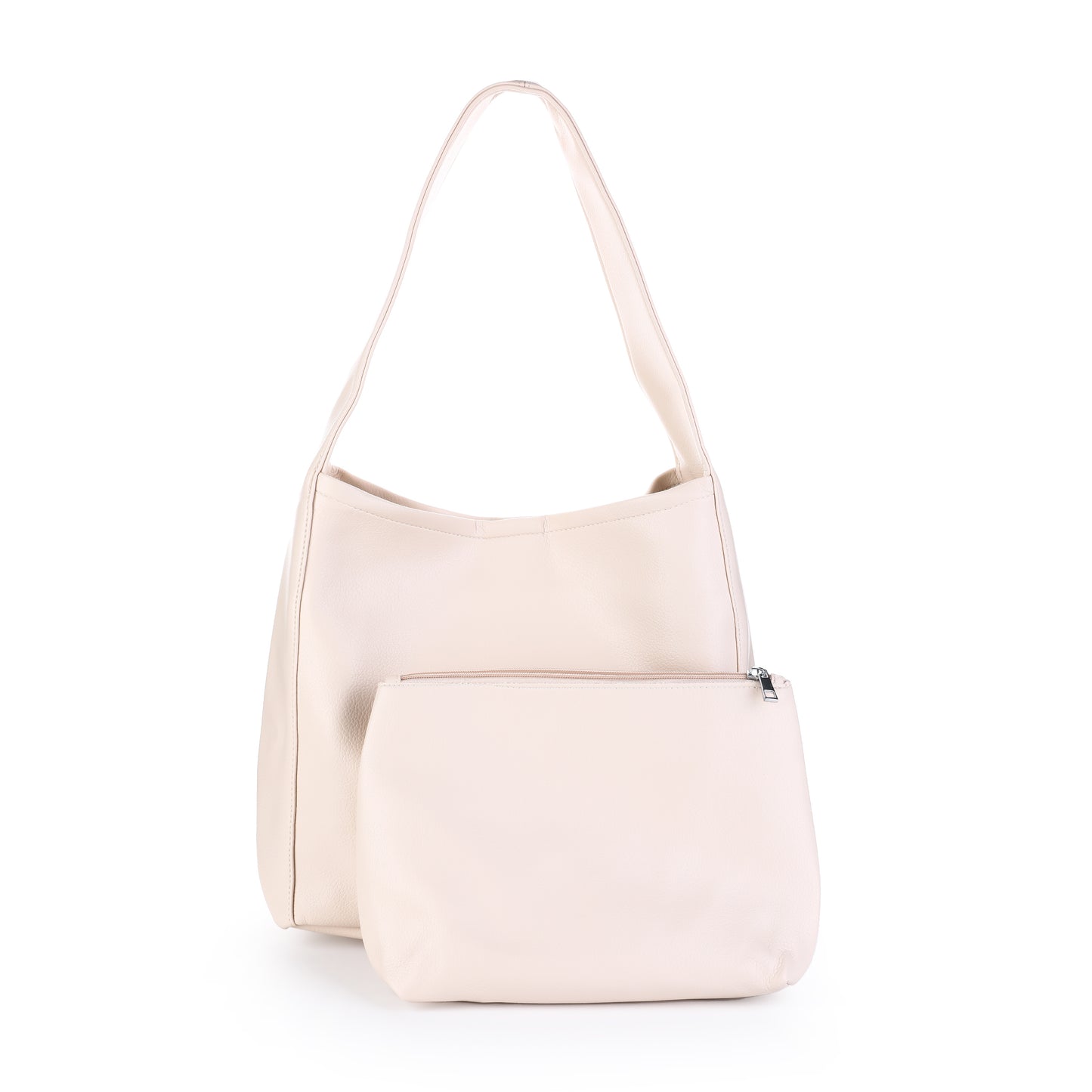 Schoudertas/shopper met binnentas PU