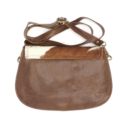 Lederen schoudertas/crossbody koeienhuid