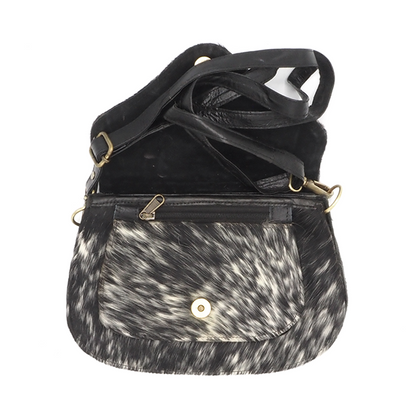 Lederen schoudertas/crossbody koeienhuid