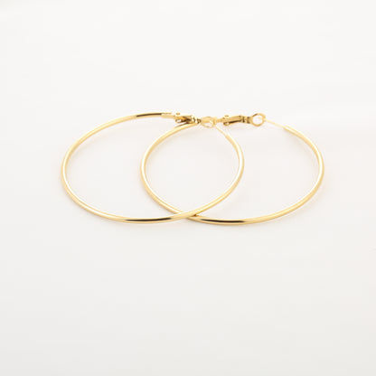 Oorbellen ringen stainless steel en nikkelvrij
