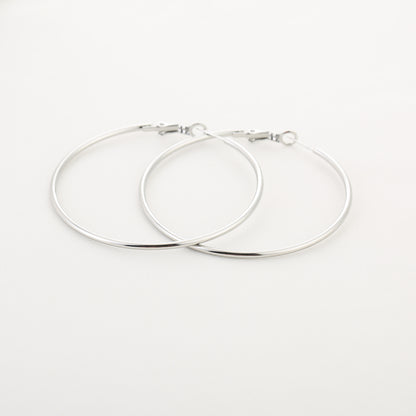 Oorbellen ringen stainless steel en nikkelvrij