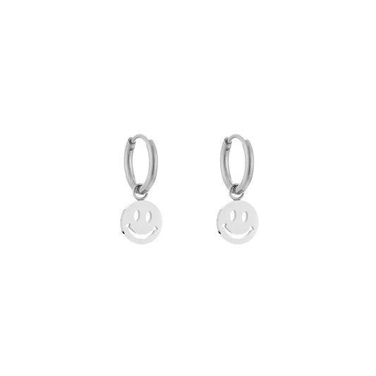 Oorbellen Smile stainless steel