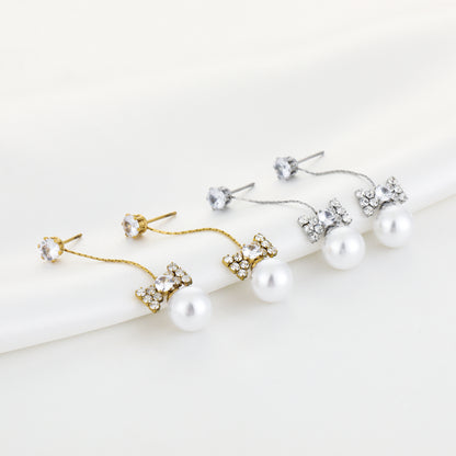 Oorbel hangers parel nikkelvrij
