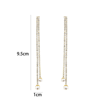 Strass oorbellen