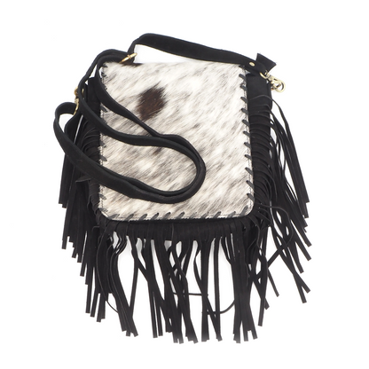 Leren koeienhuid-tas/crossbody