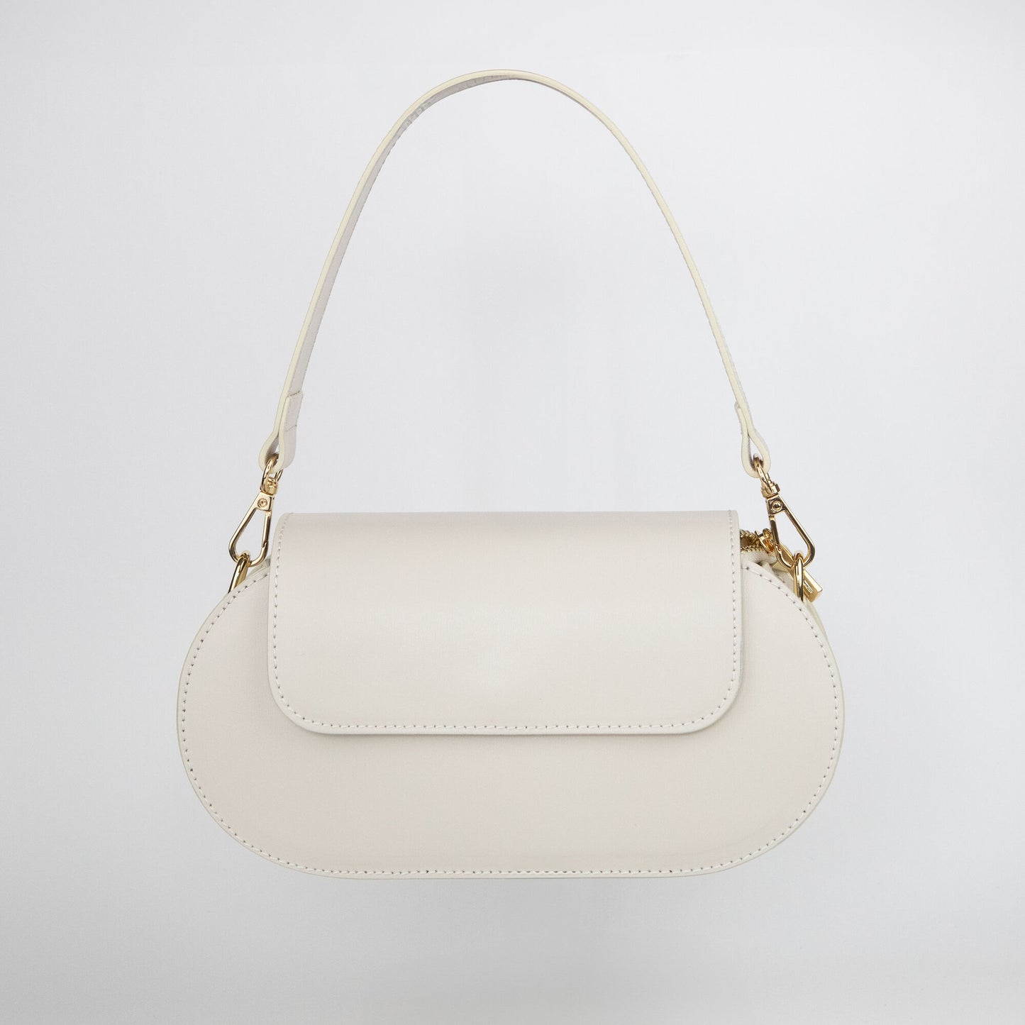 100% leren schoudertas