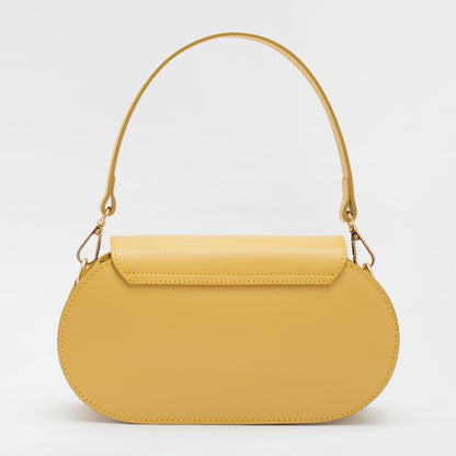 100% leren schoudertas