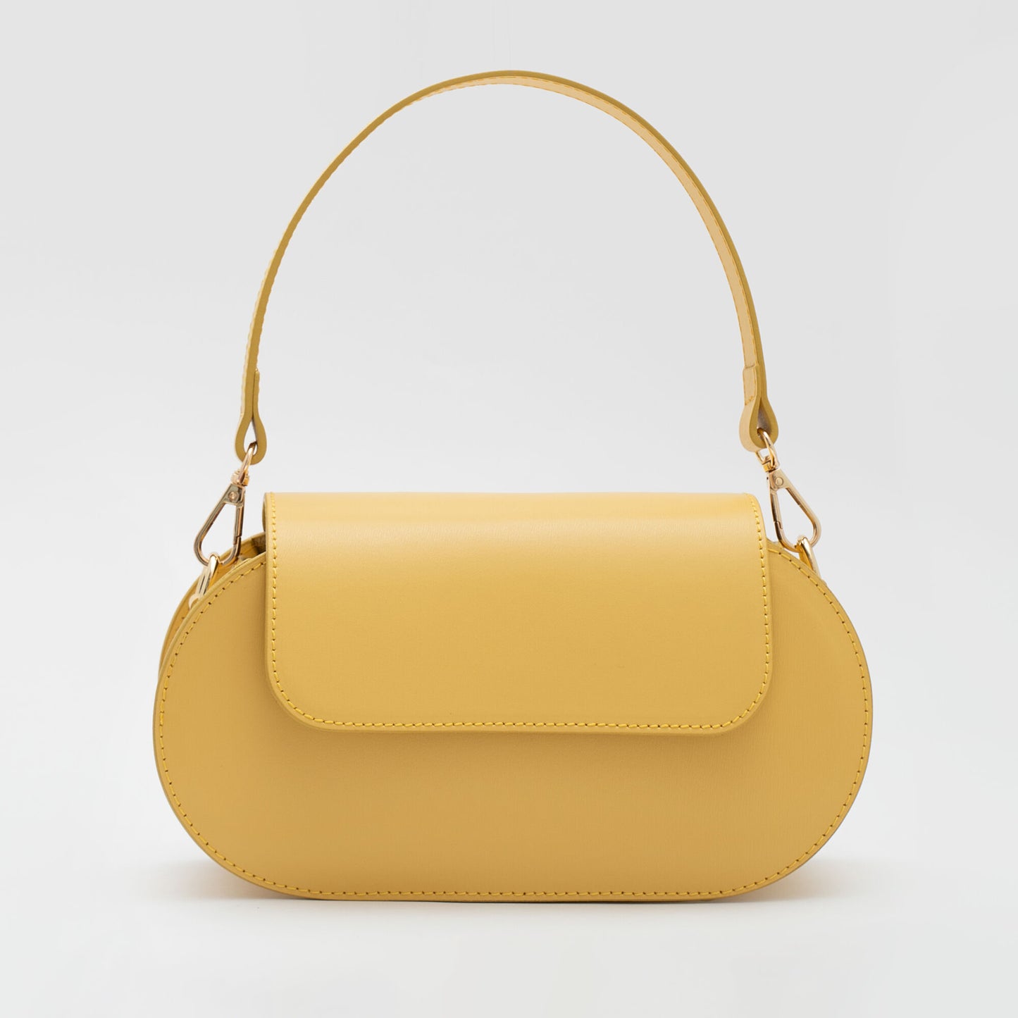 100% leren schoudertas