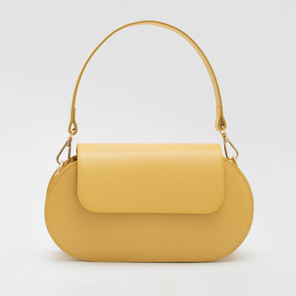 100% leren schoudertas