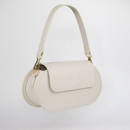 100% leren schoudertas