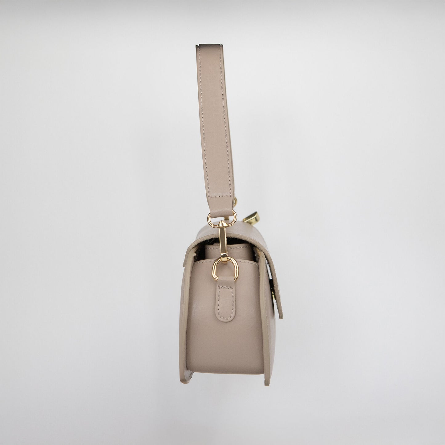 100% leren schoudertas