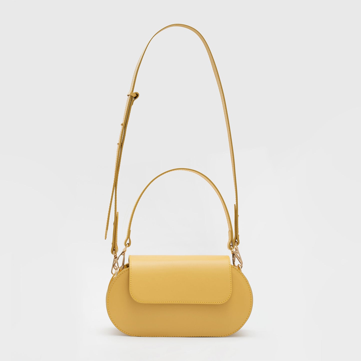 100% leren schoudertas