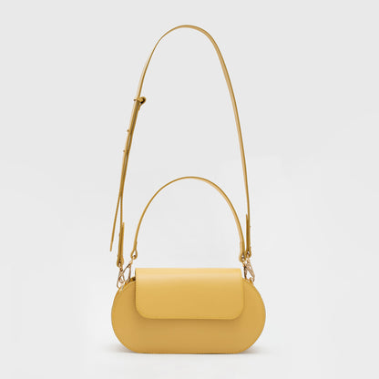 100% leren schoudertas