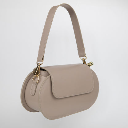 100% leren schoudertas