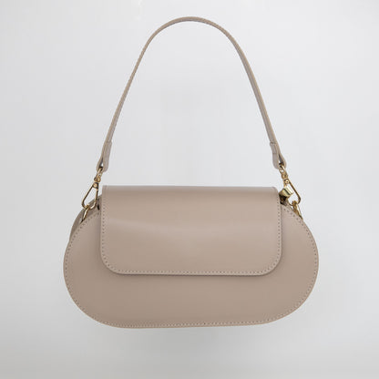 100% leren schoudertas