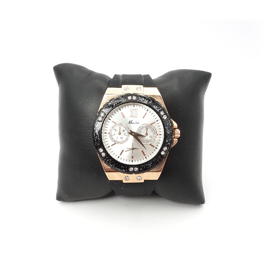 Horloge met strass steentjes